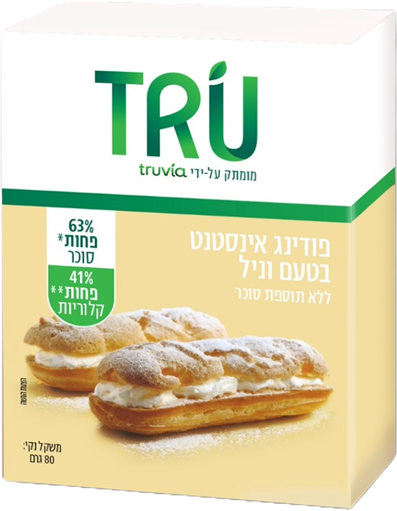 פודינג אינסטנט בטעם וניל 80 גרם